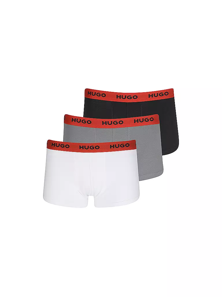 HUGO Pants 3er Pkg schwarz grau weiß weiss