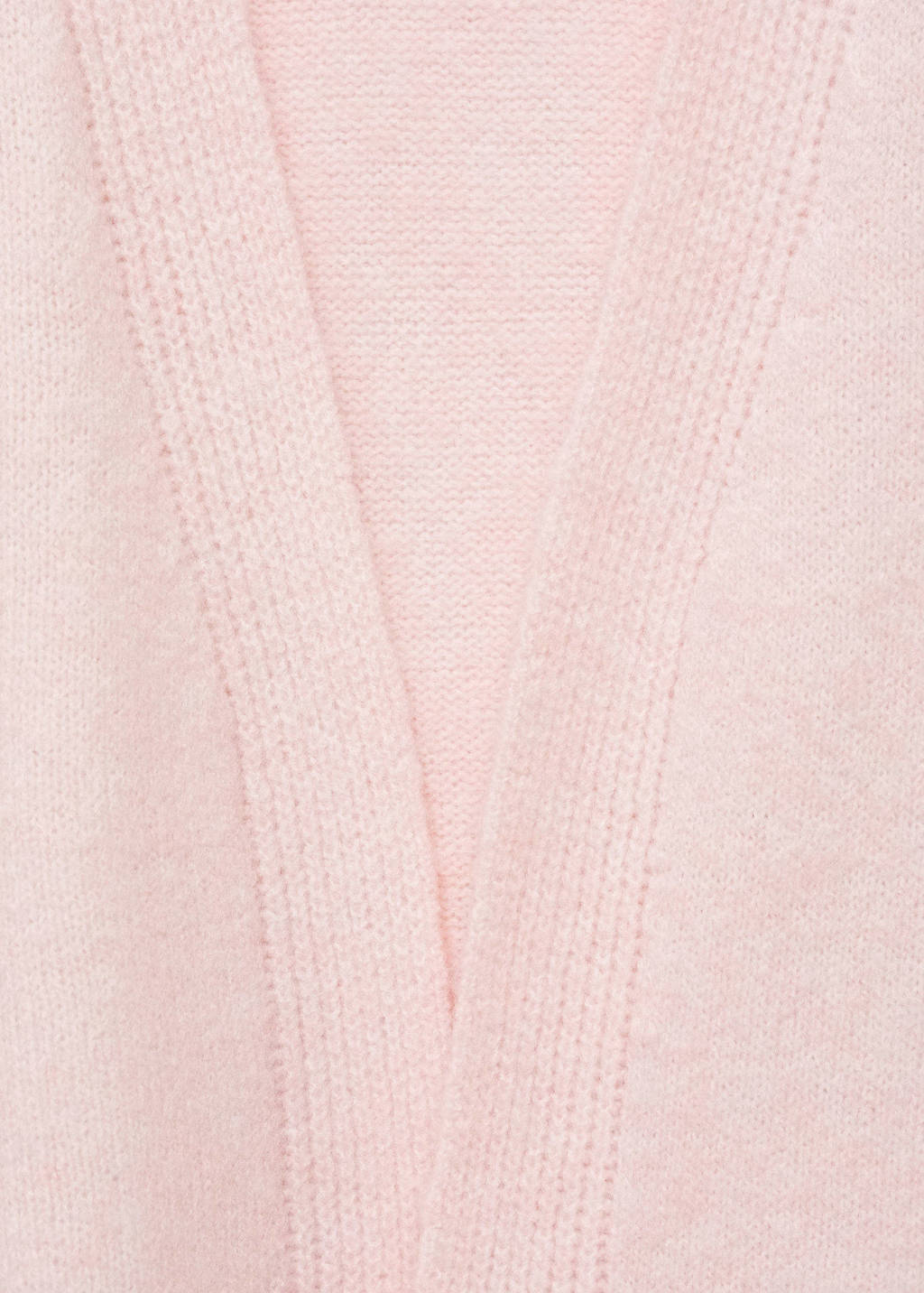 Mango Kids fijngebreid vest lichtroze