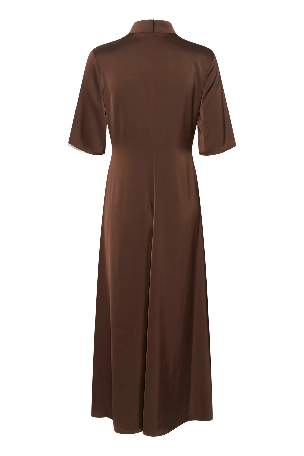 Gestuz HarperGZ knot long dress dark brown