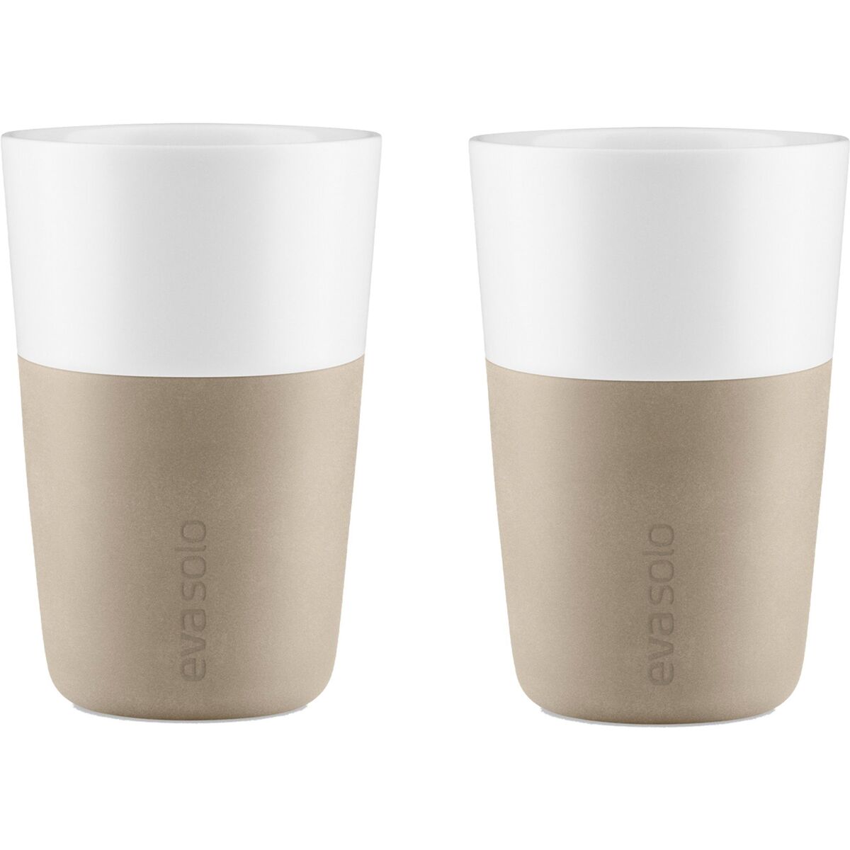 Cafe Latte-kopp 2 stk, pearl beige