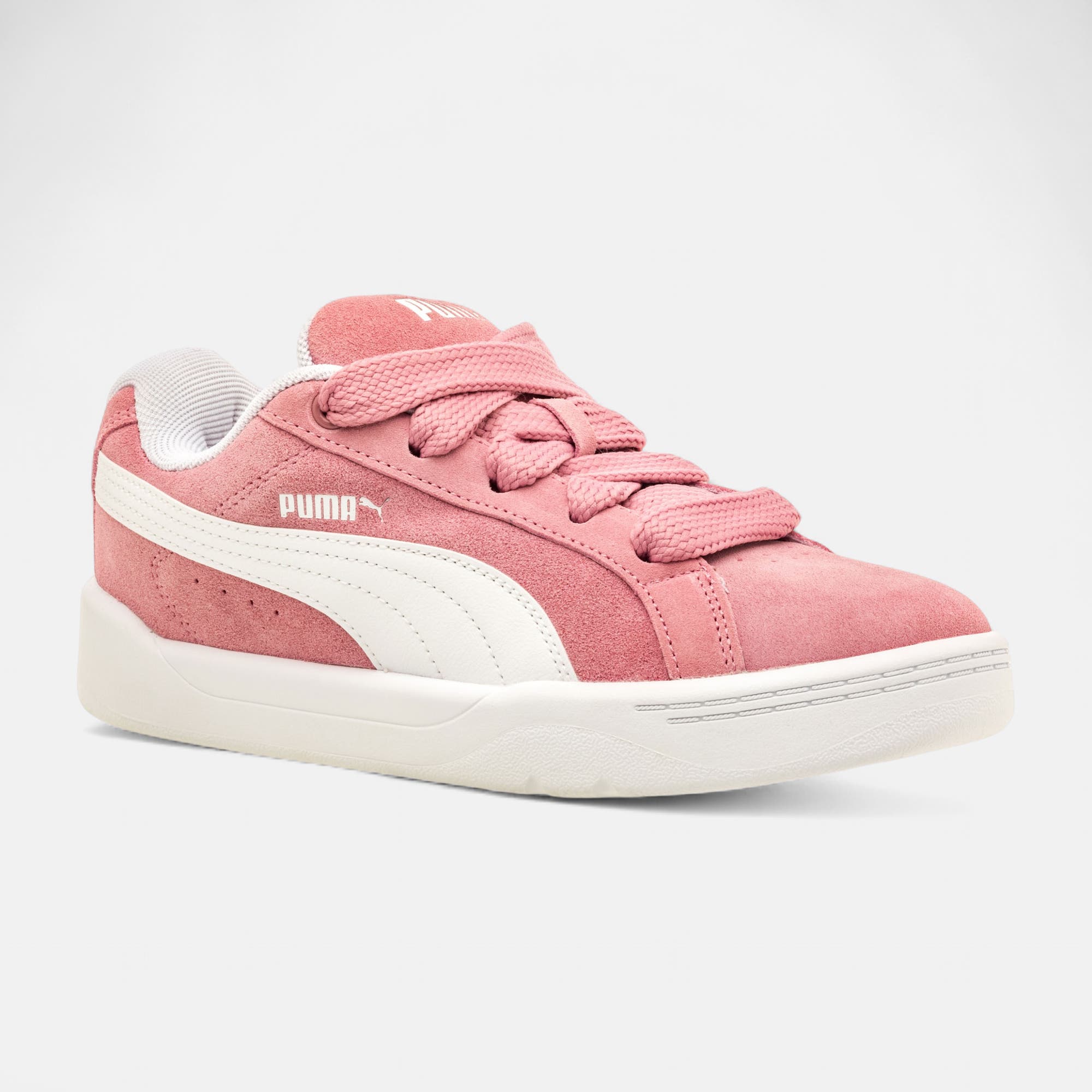 Sneakers Fille en cuir rose