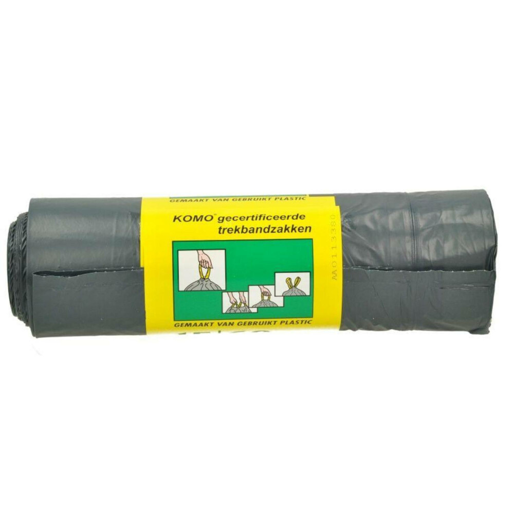 Komo Vuilniszakken Trekband 60L15 stuks