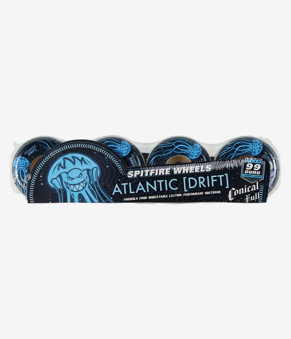 Spitfire x Atlantic Drift Formula Four Conical Full Rollen (natural) 54 mm 99A 4er Pack