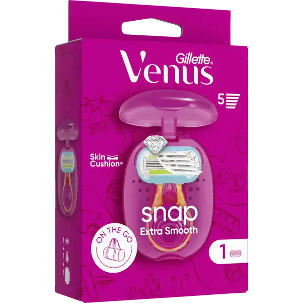 Extra Smooth Snap Rasierer mit einer Klinge