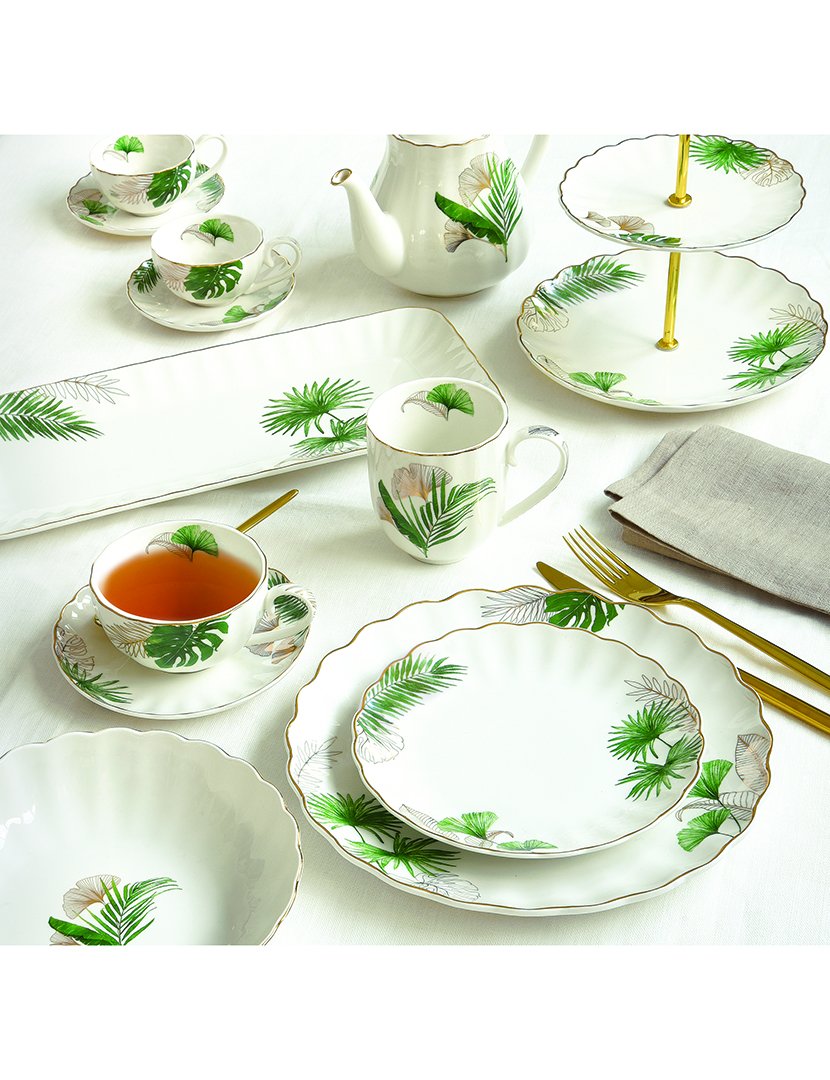 Exotique 200ml Cup Set + Saucer Porcelain