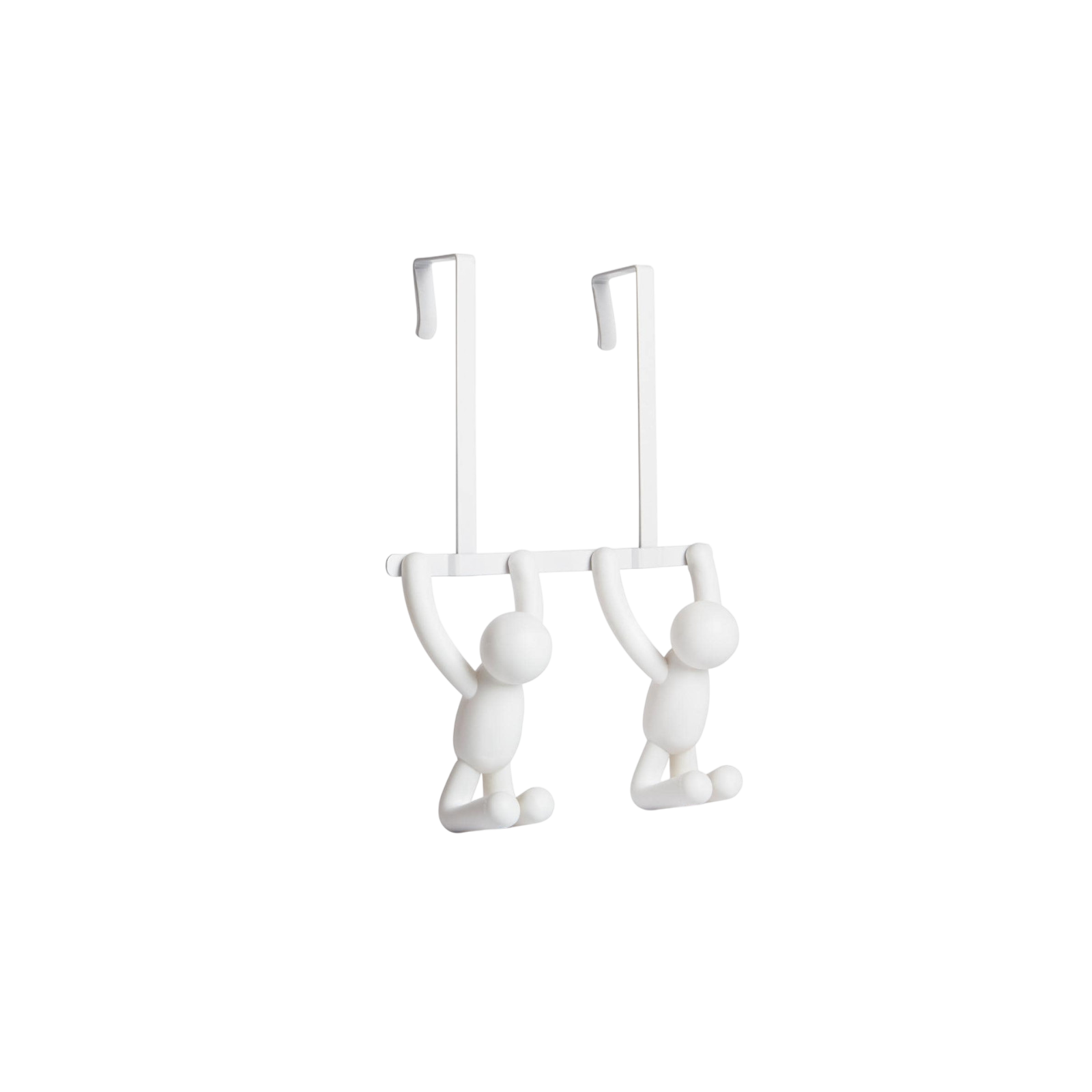 Garderobenleiste Buddy 2 Haken, Weiss