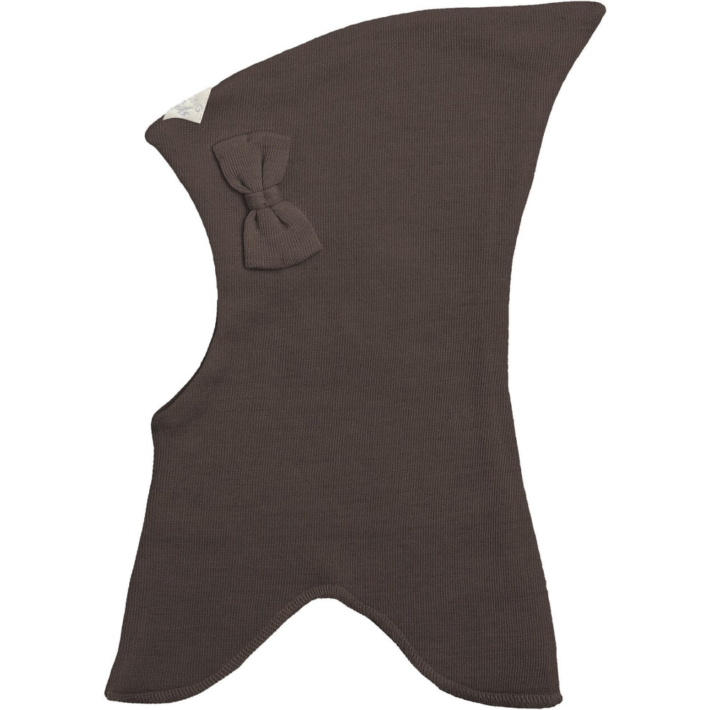 Køb Racing Kids Nisse Elefanthue m. Sløjfe 3-lags Dark Plum Brown