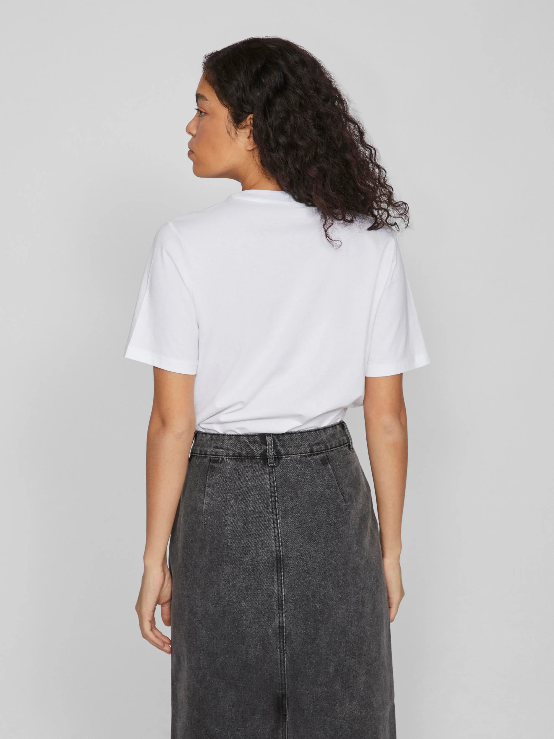 Vila  Vidarlene S/S t-shirt - Bright White