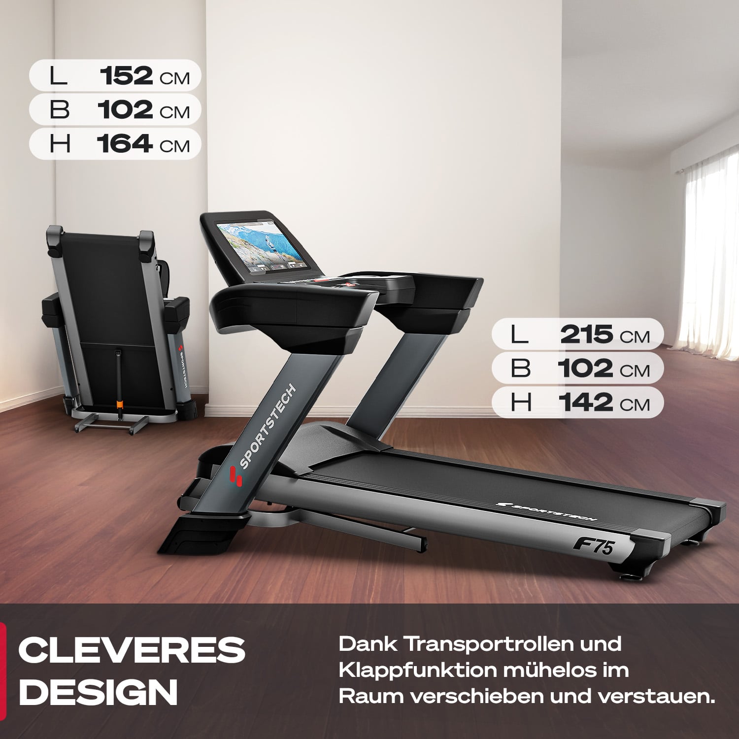 F75 Profi-Laufband