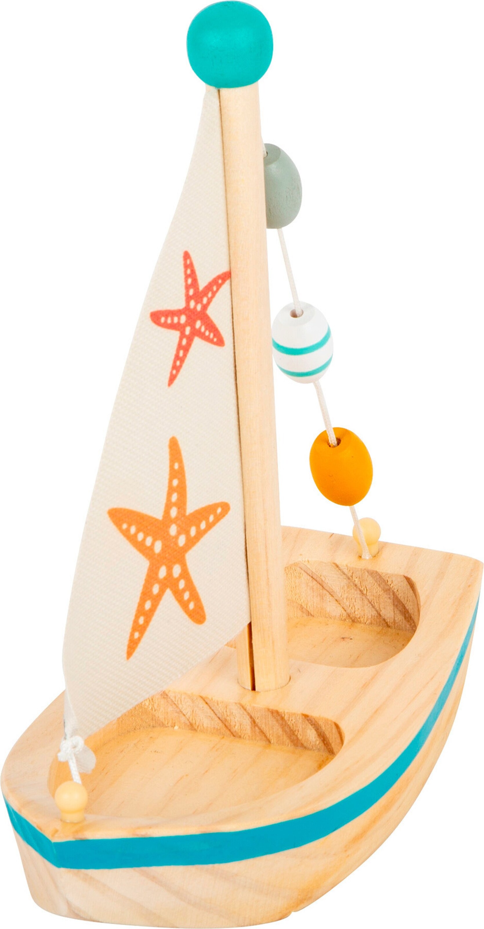 small foot Wasserspielzeug Segelboot Seestern