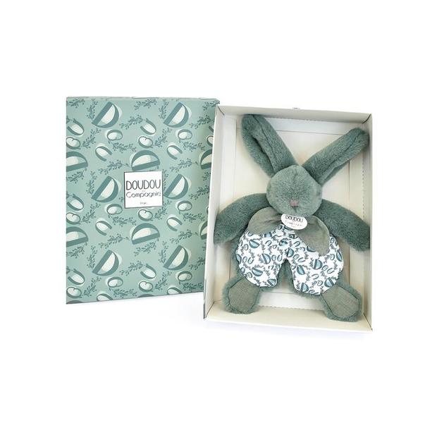 Lapin doudou PM - Vert sauge - DOUDOU ET COMPAGNIE