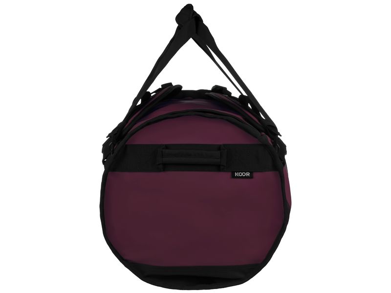 KOOR Duffle Bag Sooma 50 l, Maroon Wasserabweisende Reisetasche