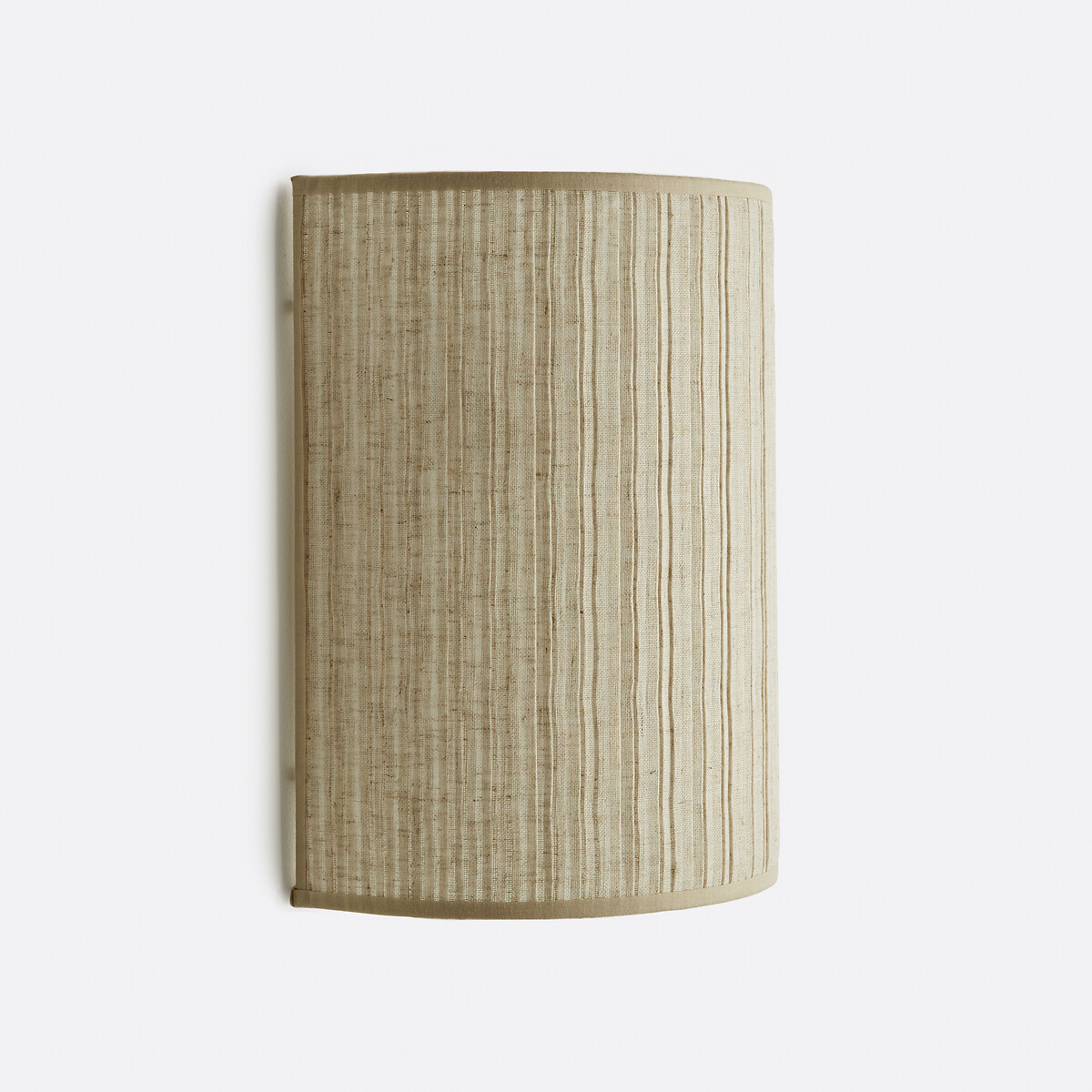 LA REDOUTE INTERIEURS<br>Arandela em linho plissado H25 cm, Jakoma
