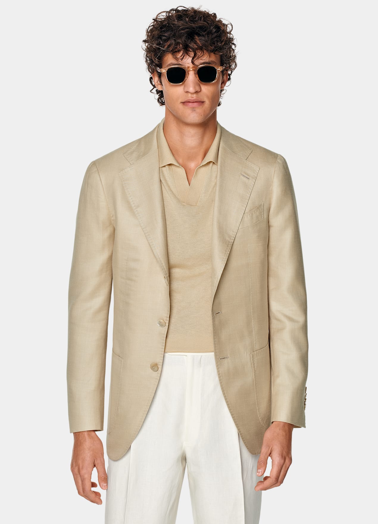 Blazer Havana coupe Tailored vert clair