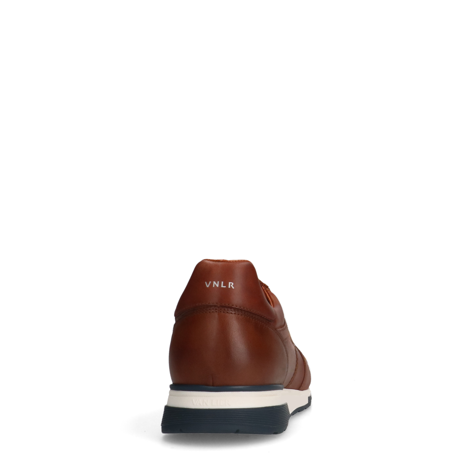Cognac leren sneakers