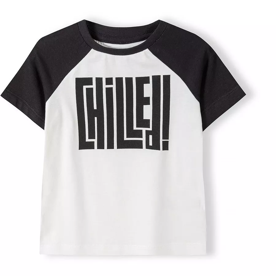 MINOTI T-Shirt CremeweißSchwarz
