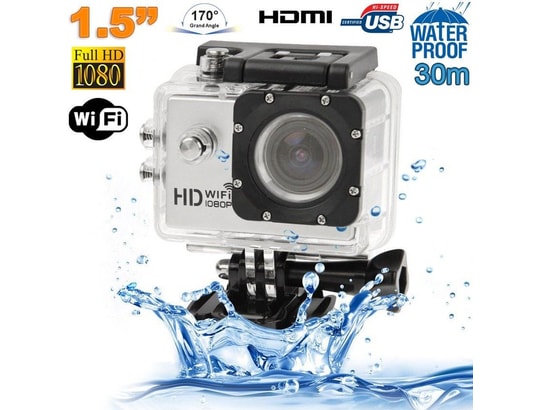 YONIS - Caméra sport Caméra wifi sport embarquée plongée caisson caméscope 12mp f...