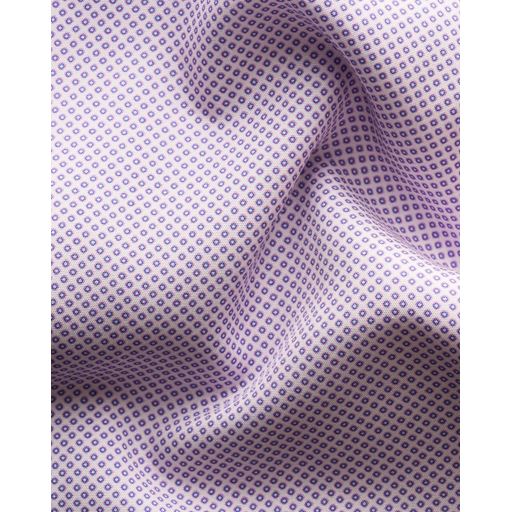 Eton Micro Print Signature Poplin Contemporary Fit Skjorte, Pink, 42