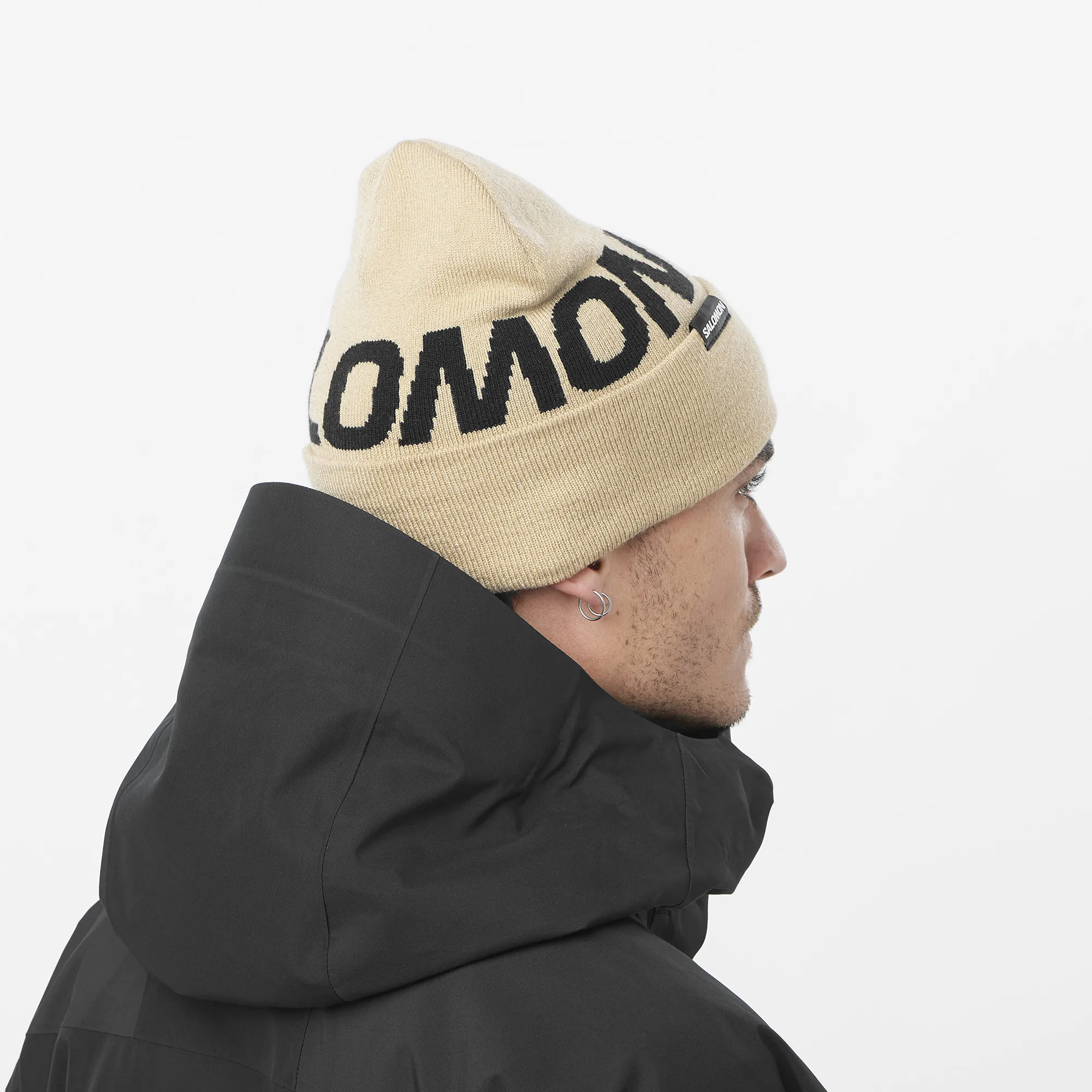 Salomon Hermitage Beanie White Pepper