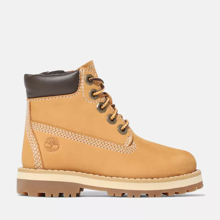 Bottine 6-Inch Courma Kid à zip latéral pour tout-petit en jaune