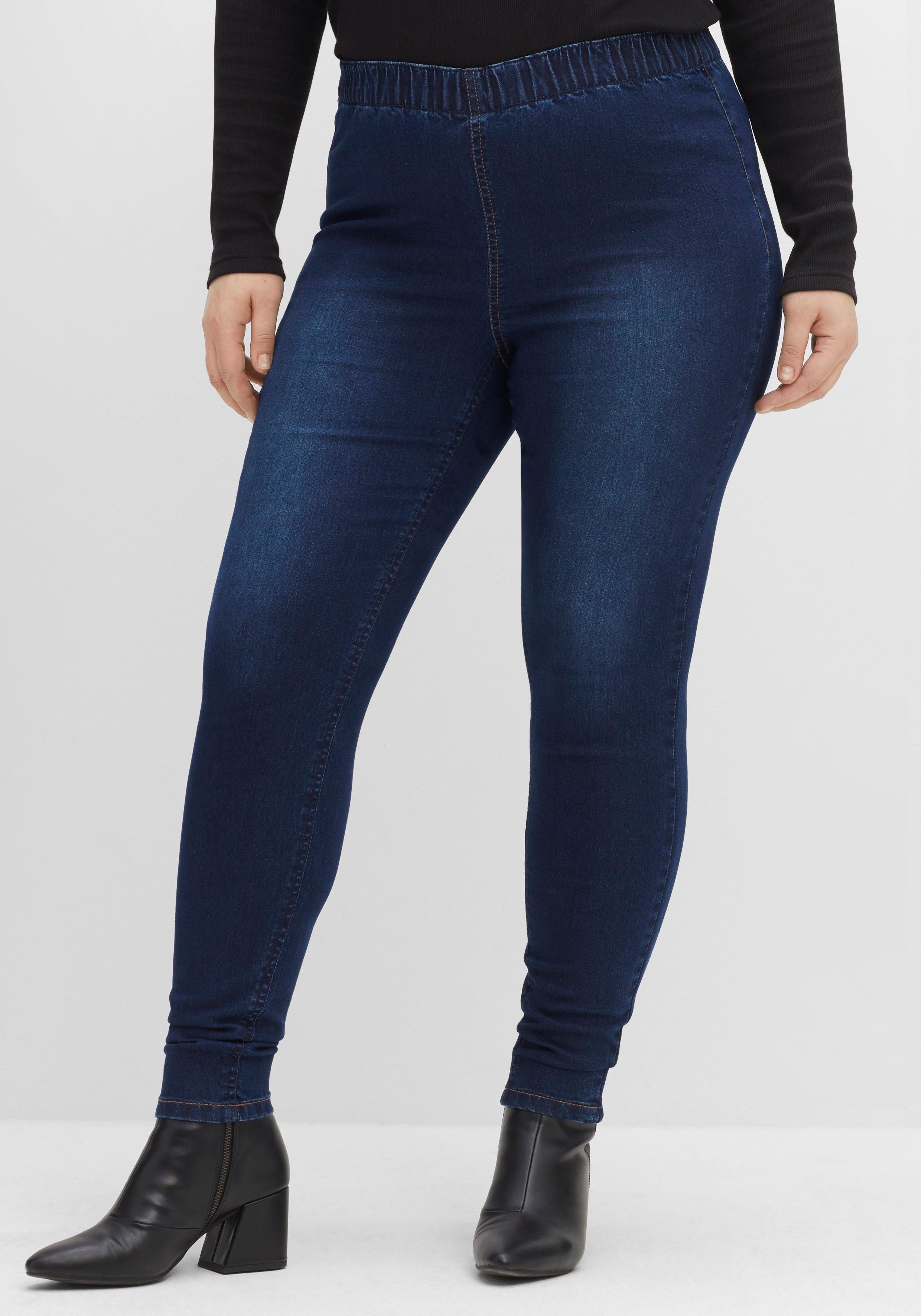 Jeggings in individueller Waschung