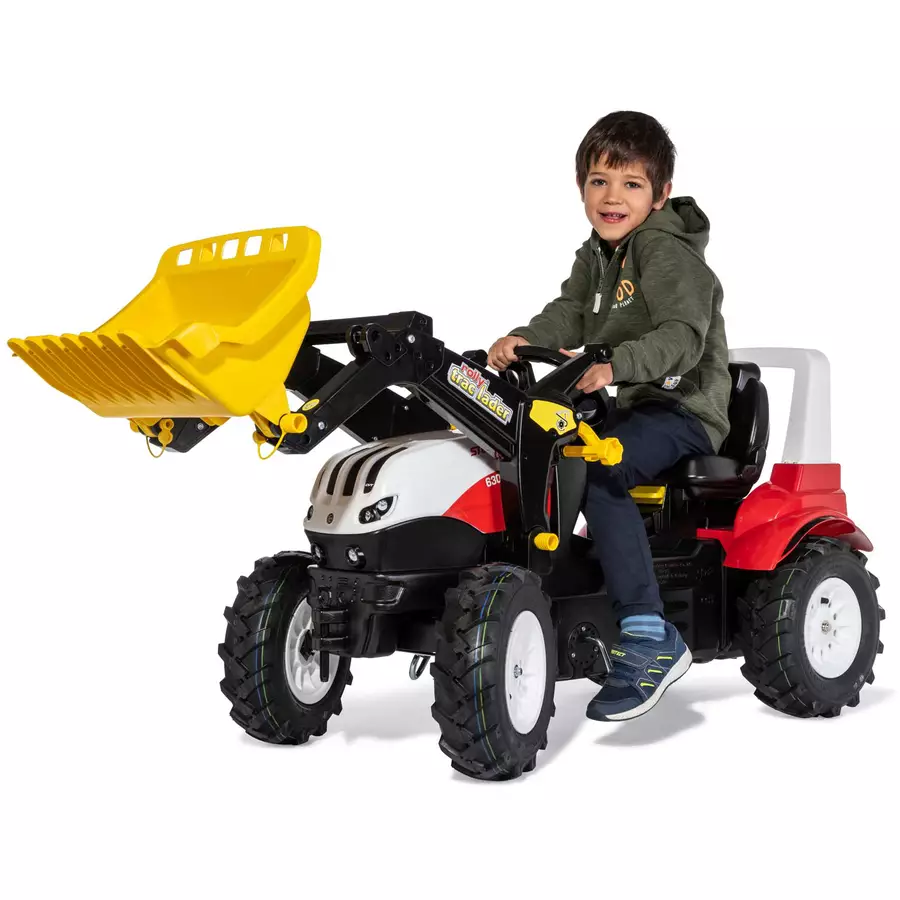 rolly®toys Kindertraktor rollyFarmtrac Premium II Steyr - rollyTrac Lader, rollyAir Tyres