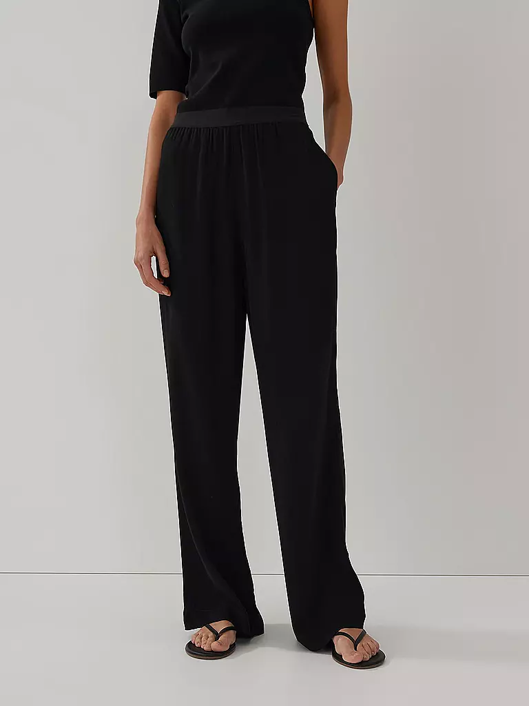 SOMEDAY Hose Flared Fit CEVIL schwarz