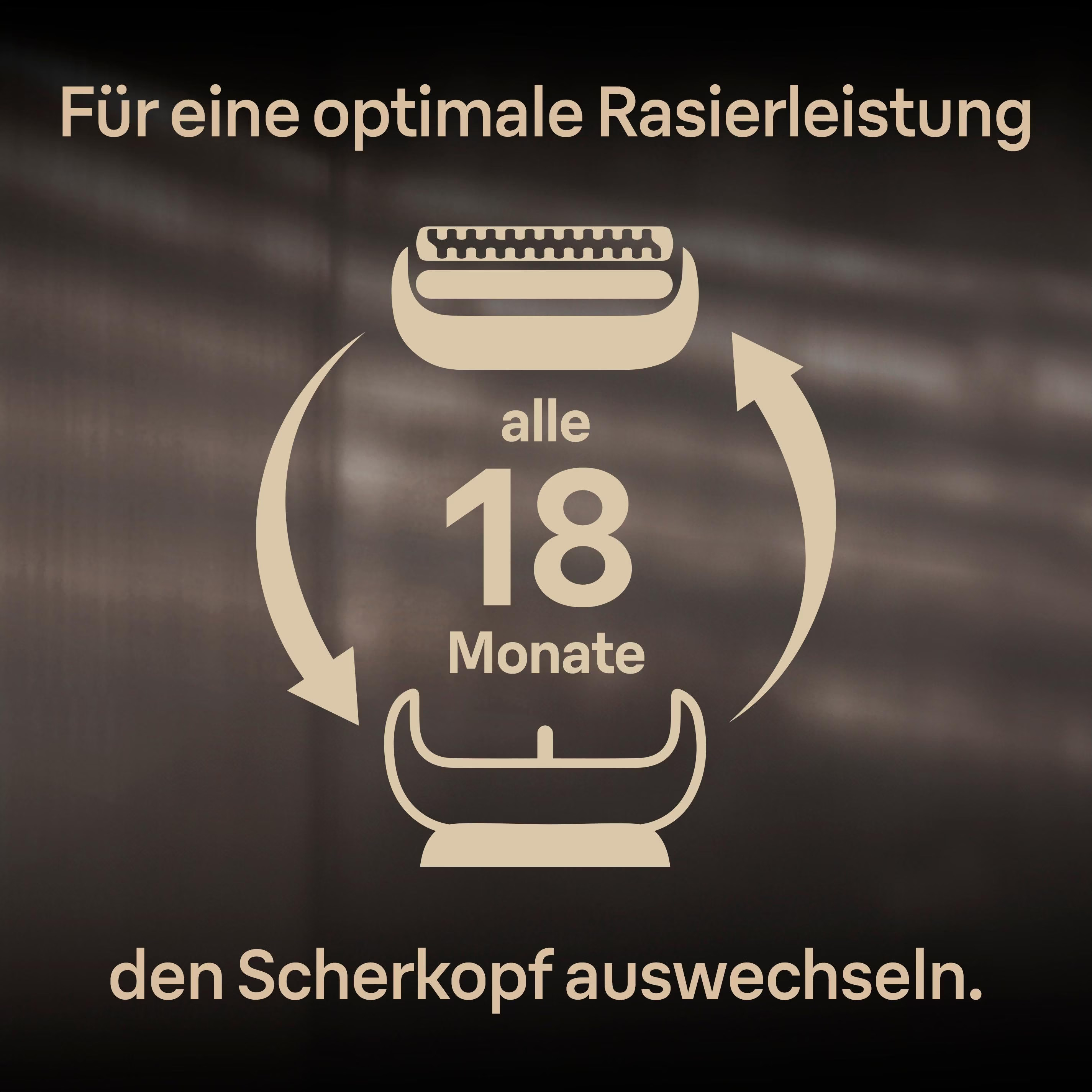 94M Series 9 Pro Scherkopf Kassette Gesichts Haarentfernung Ersatz Rasierklinge (81747657) - Silber