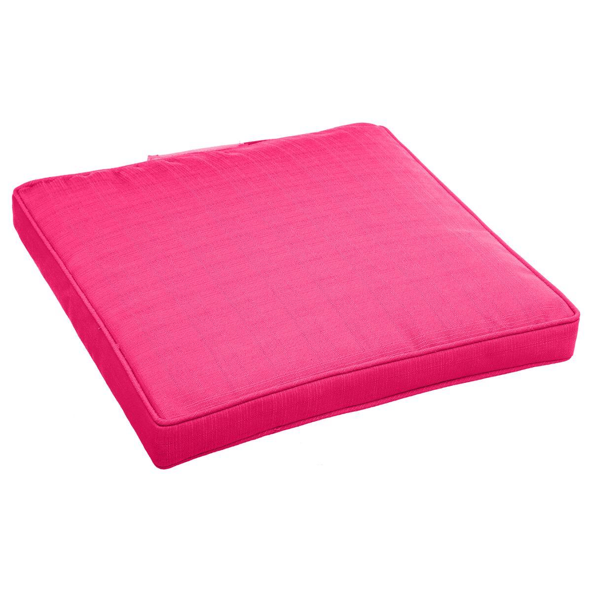 GALETTE CHAISE SCRATCH KORAI 40X40CM FRAMBOISE