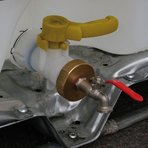 Kit adaptateur de cuve 1000 L - D60 avec robinet 1/4 de tour entrée 20x27