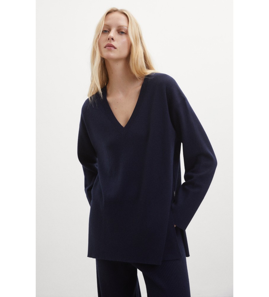 ECOALF Jersey Bergamota Azul Marinho