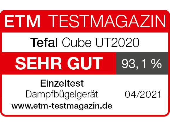 Tefal Dampfbügelstation Cube by Ixeo Dampfstation entfernt Falten, Gerüche und desinfiziert