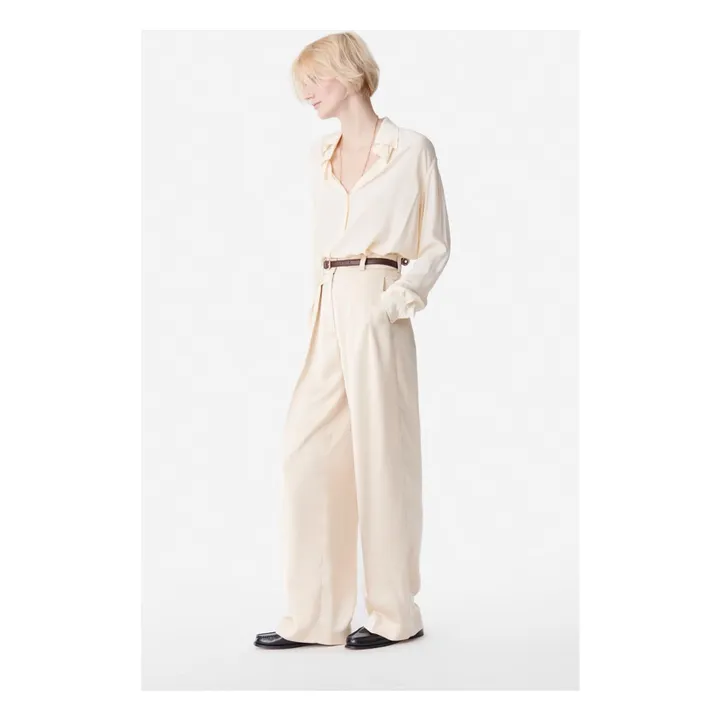 Vanessa Bruno Pantalon Droit Bjorn | Grège