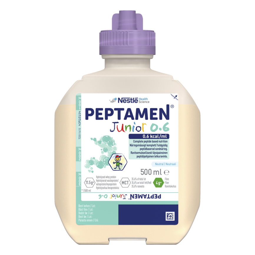 Peptamen Junior 0,6 sondenæring nøytral 12x500 ml