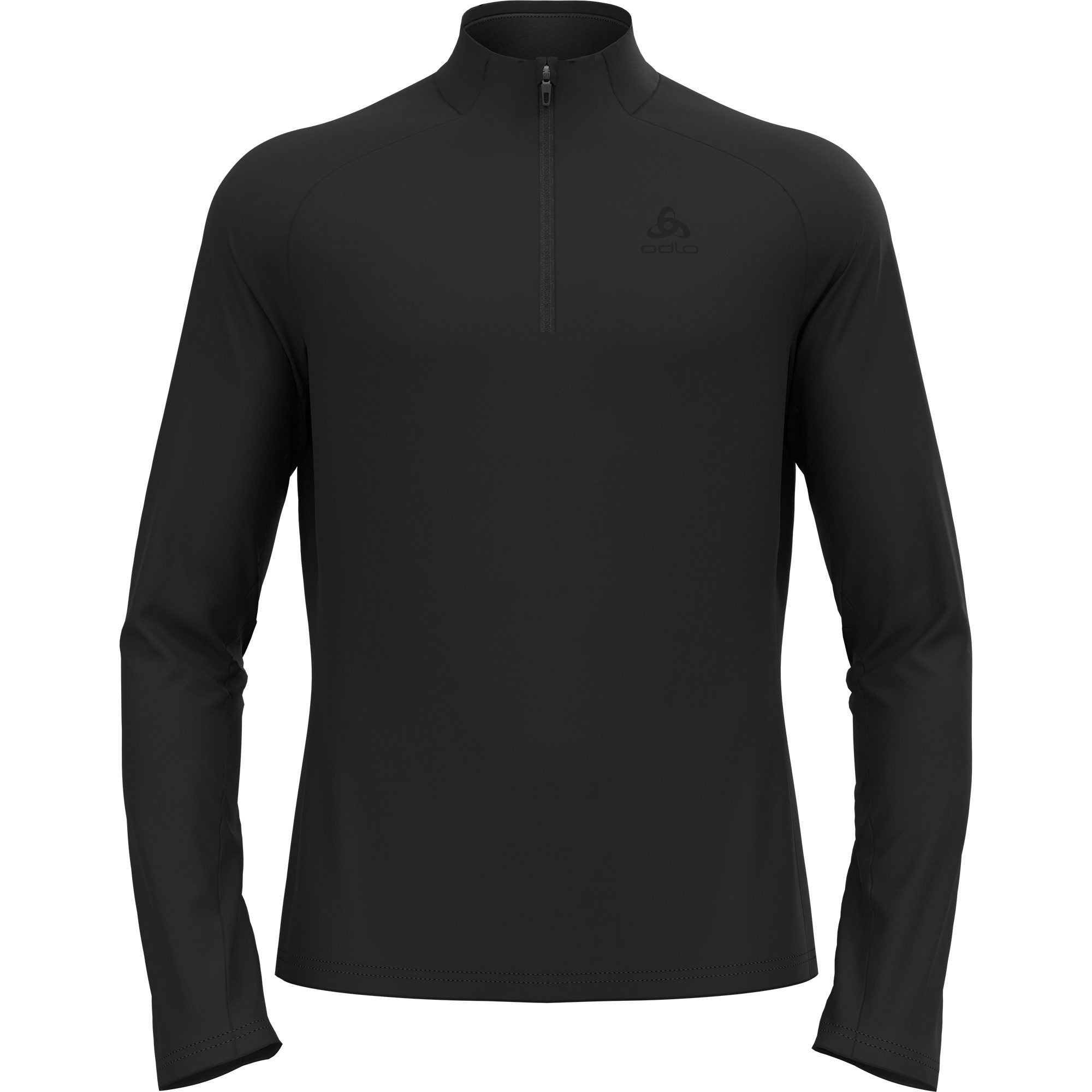 Odlo Essential Light 1/2 Zip Midlayer Herren schwarz