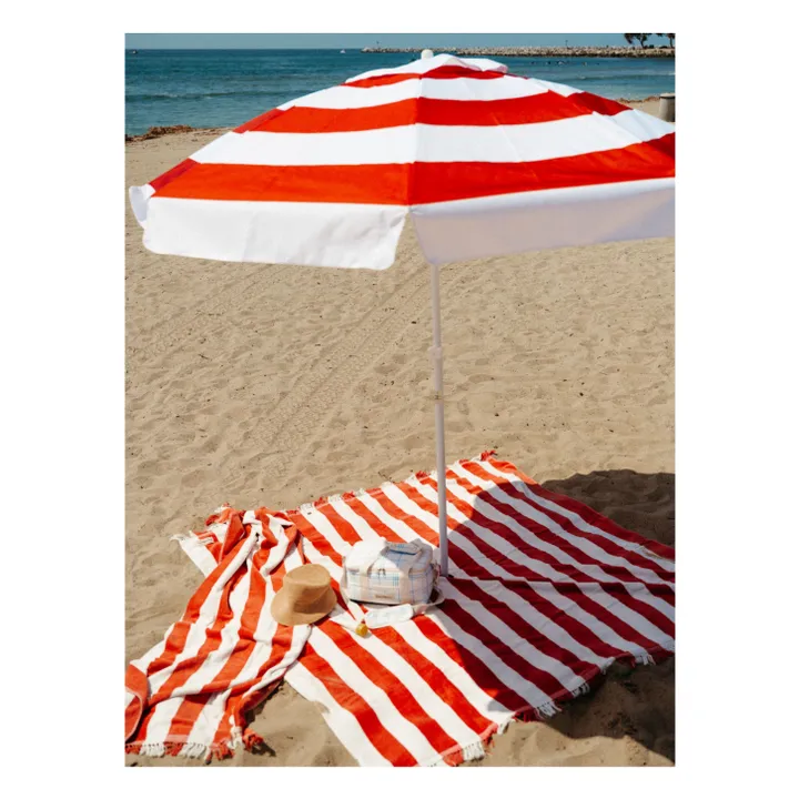 Business & Pleasure Co. Serviette de plage Holiday | Rouge