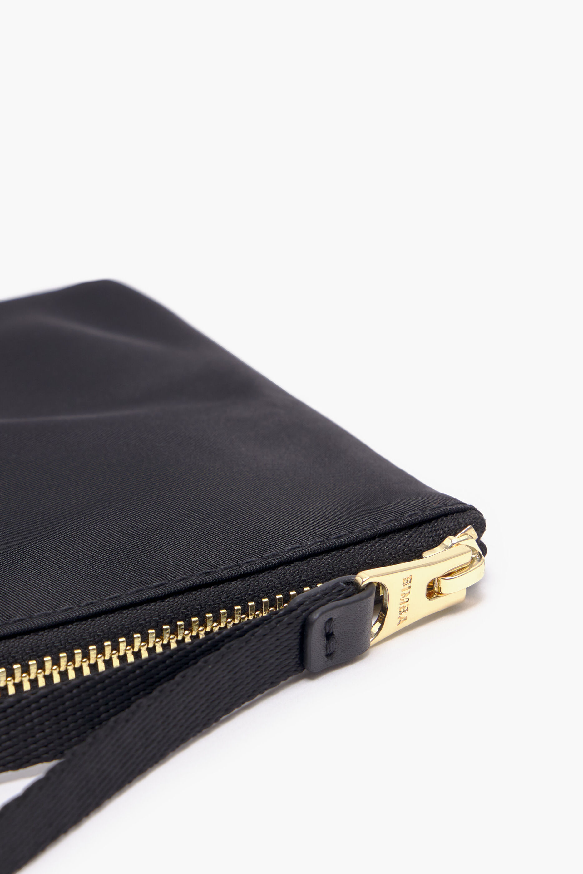 Nécessaire plana tamanho M em nylon preto