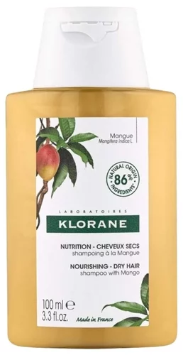 Mangue - Shampoing Nutrition à la Mangue - Cheveux secs - Klorane - 100ml