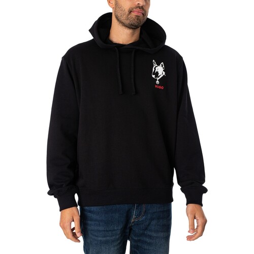 BOSS - Sudadera Con Capucha Dammico Negro