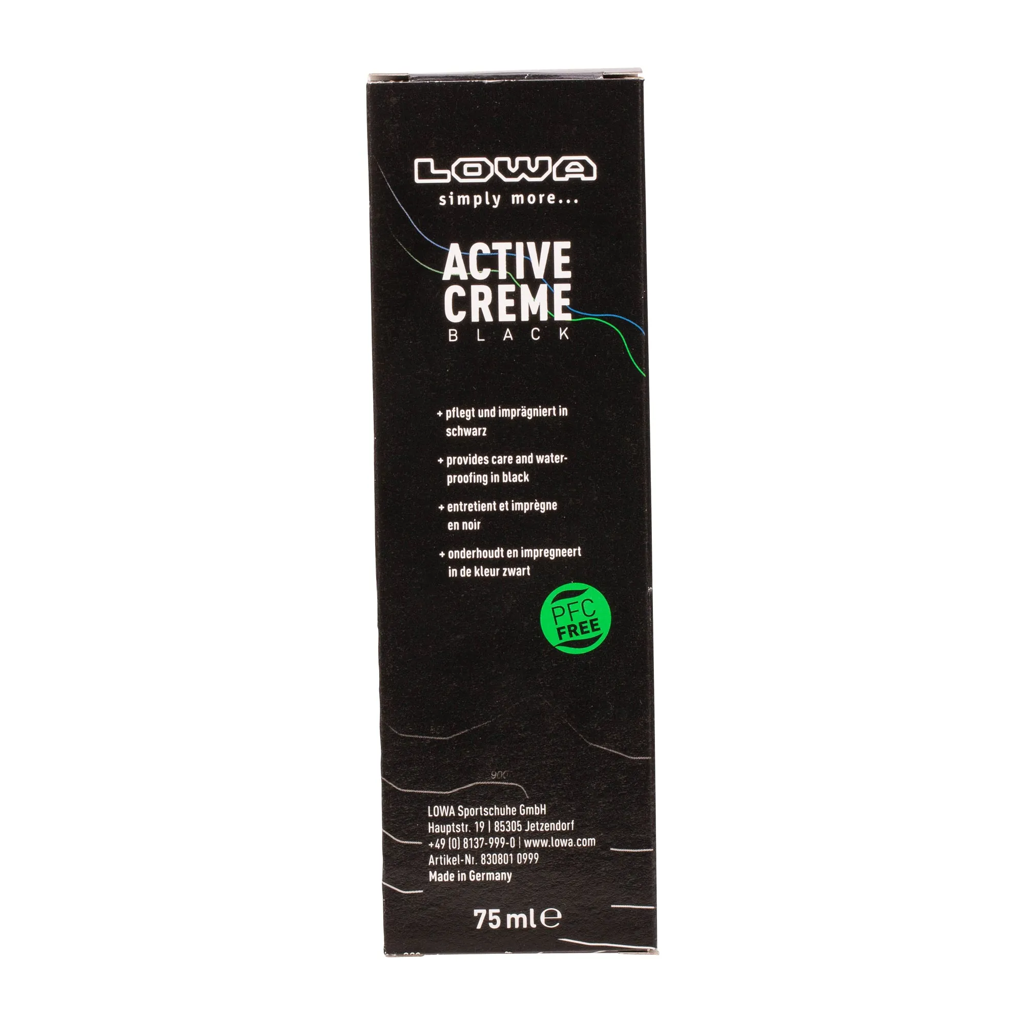 LOWA -  LOWA Schuhcreme Active Creme 75 ml schwarz