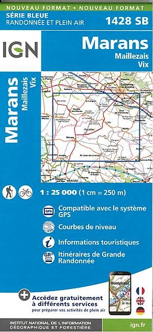 IGN - 1428 SB MARANS MAILLEZAIS VIX 1 25 000