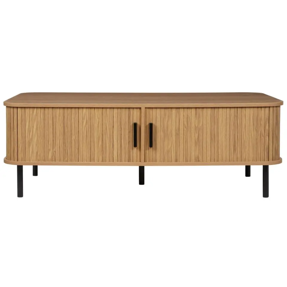 BRADLEY - Salontafel - Lichthout/Zwart - MDF