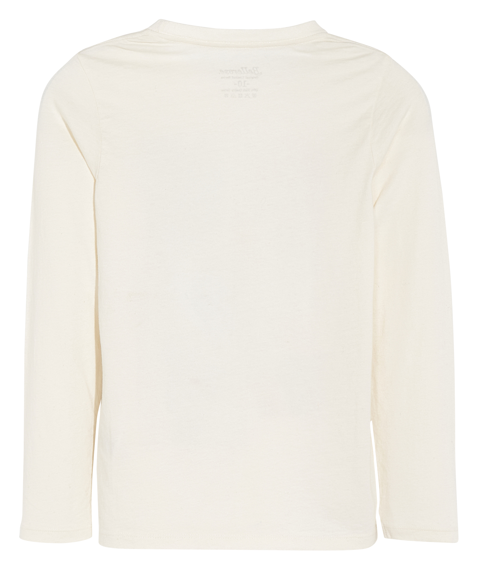 KENNO - Tee-shirt col rond sérigraphié en coton bio | Blanc