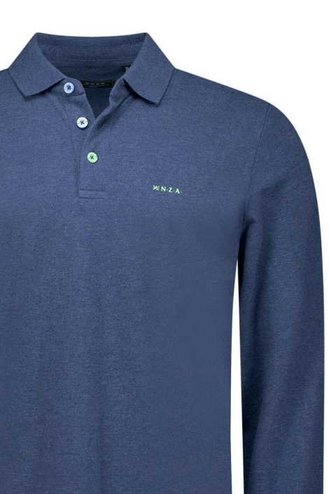 NZA blauwe heren polo