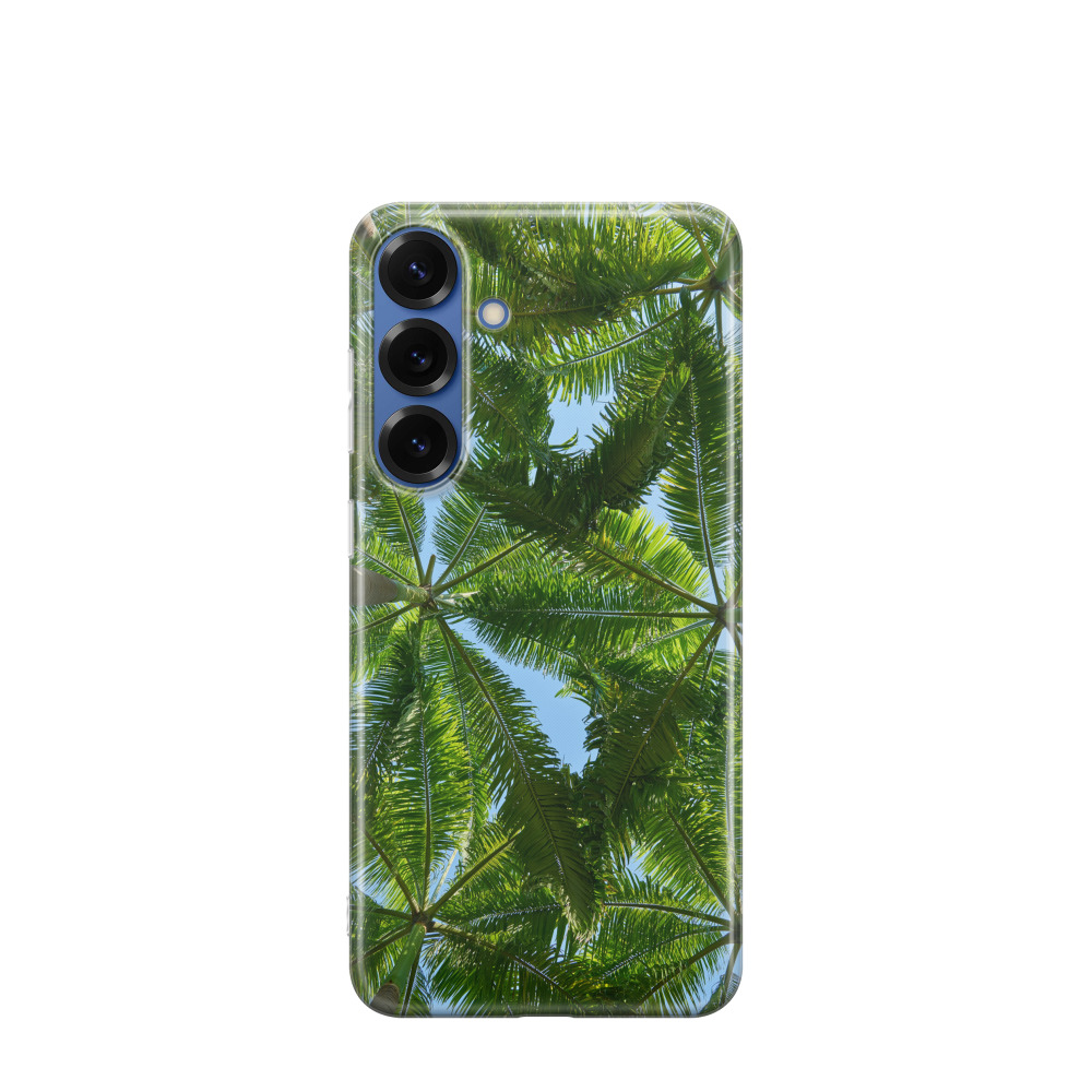 Samsung Galaxy S25 Plus Gummi Hülle Grünes Dach - Grün