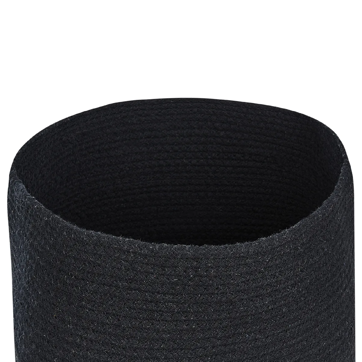 Beliani SILOPI - Panier en coton noir