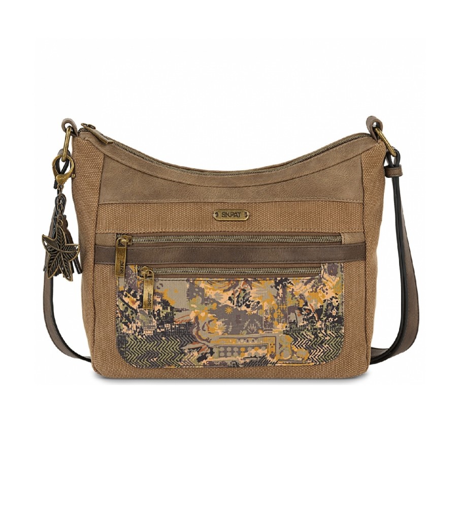 Bolsa de ombro casual Skpat 312756 marrom - 28x24x9cm -