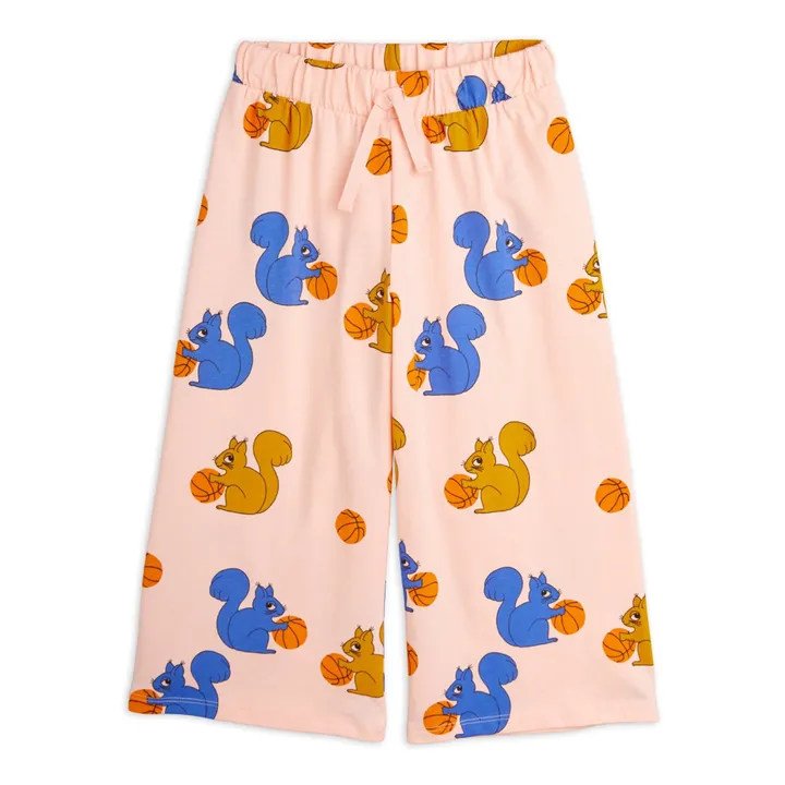 Mini Rodini Pantalon Ecureuil Coton Bio | Rose pâle