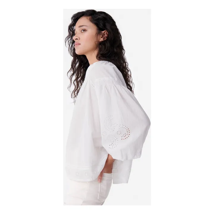 Vanessa Bruno Blouse Nipoa Brodée | Blanc