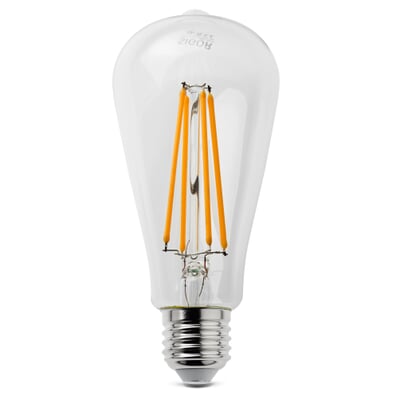 LED-Filament-Rustikalampe E27, 7 W, Klar